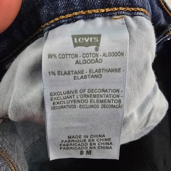 Levi's 515 boot cut jeans blue denim womens 8 M 5039 - Picture 11 of 12